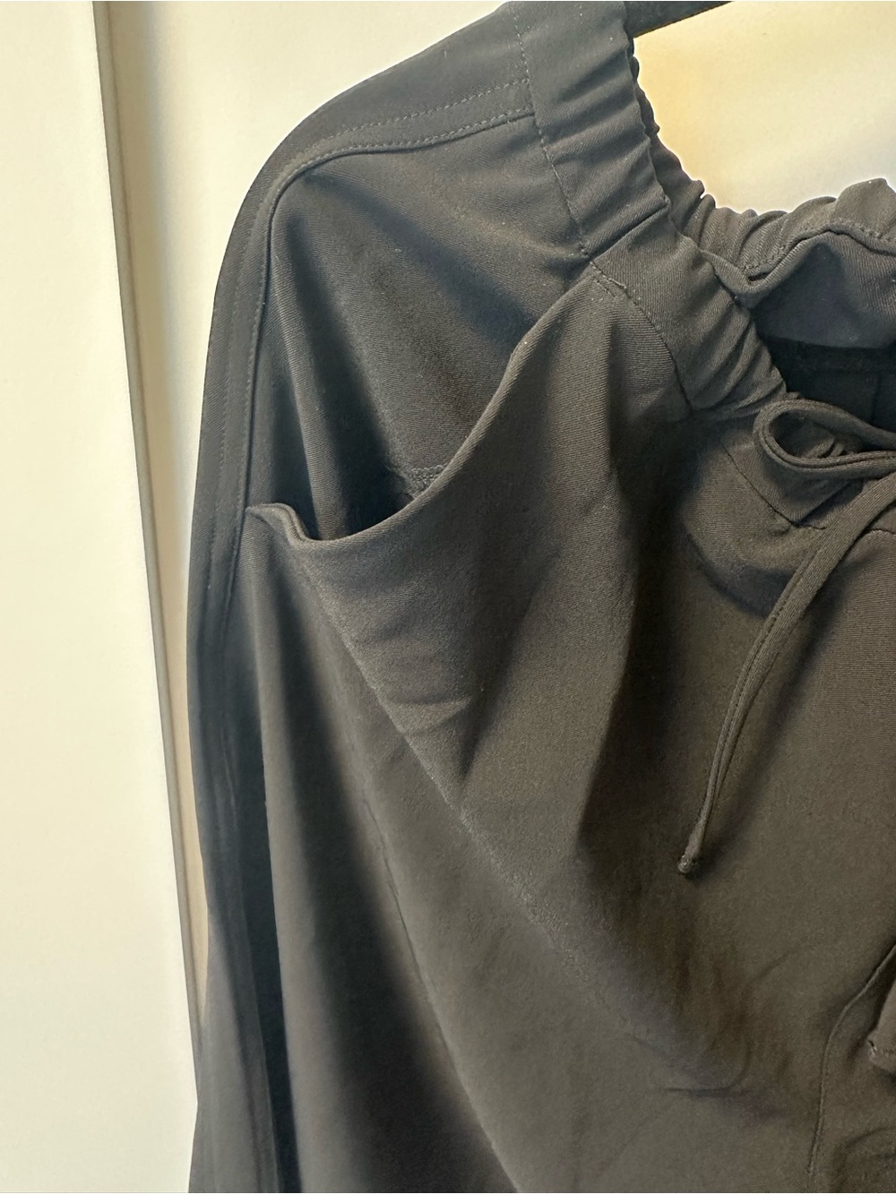 Athleta Black Wide-Leg Snap Hem Pants - Picture 5 of 6